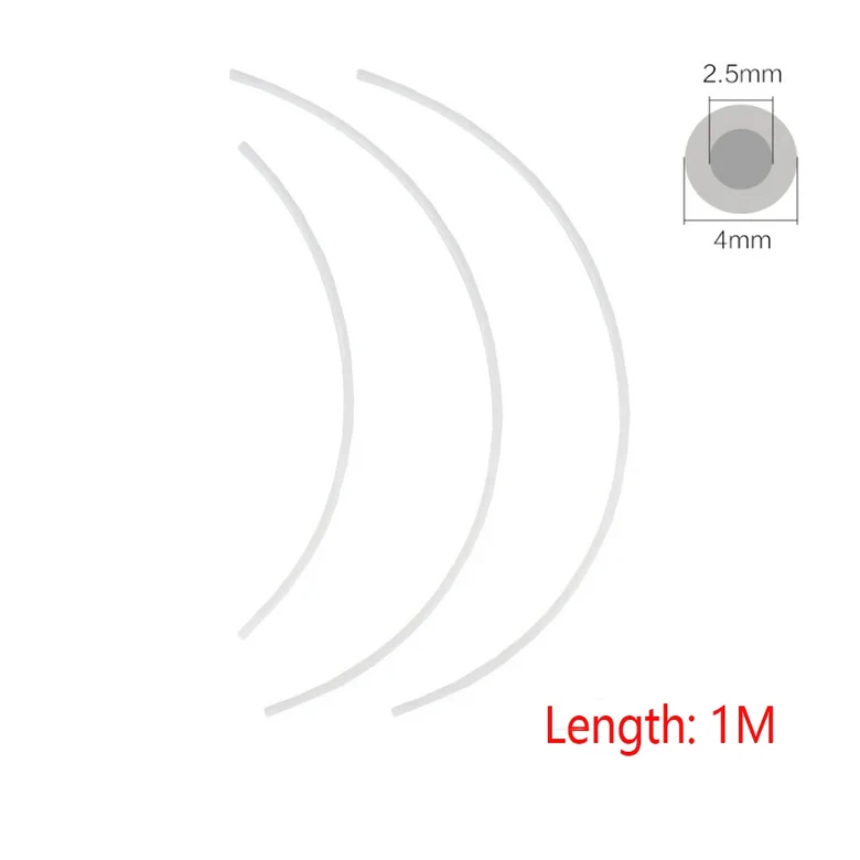 Bambu Lab P1P AMS A1 미니 3D 프린터용 PTFE 튜브 테플론토 파이프 보우덴 압출기 1.75mm 필라멘트 2.5x4m 8,800원
