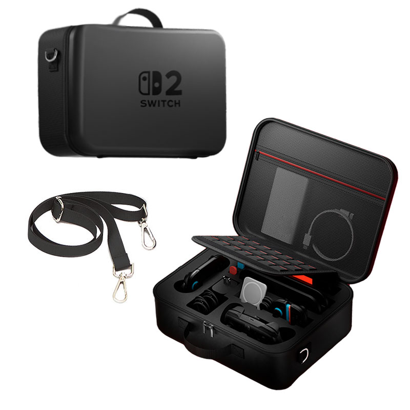 아싸라봉 닌텐도 스위치2 올인원 여행 캠핑 파우치 가방 케이스 악세서리, 1개, 블랙, SW-2-맥스풀, 현재가 30,780원