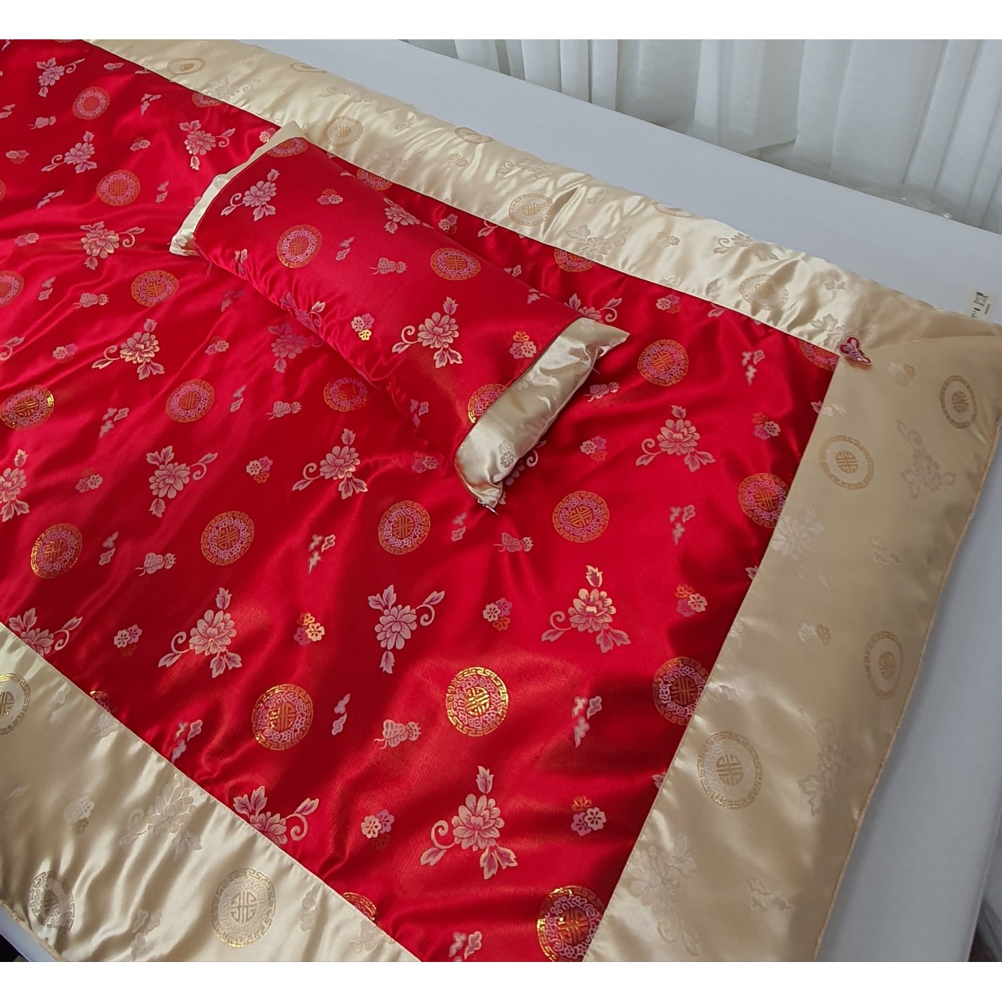 안나홈 금사 양단 돌소파패드 커버+목화솜+베개 348,000원