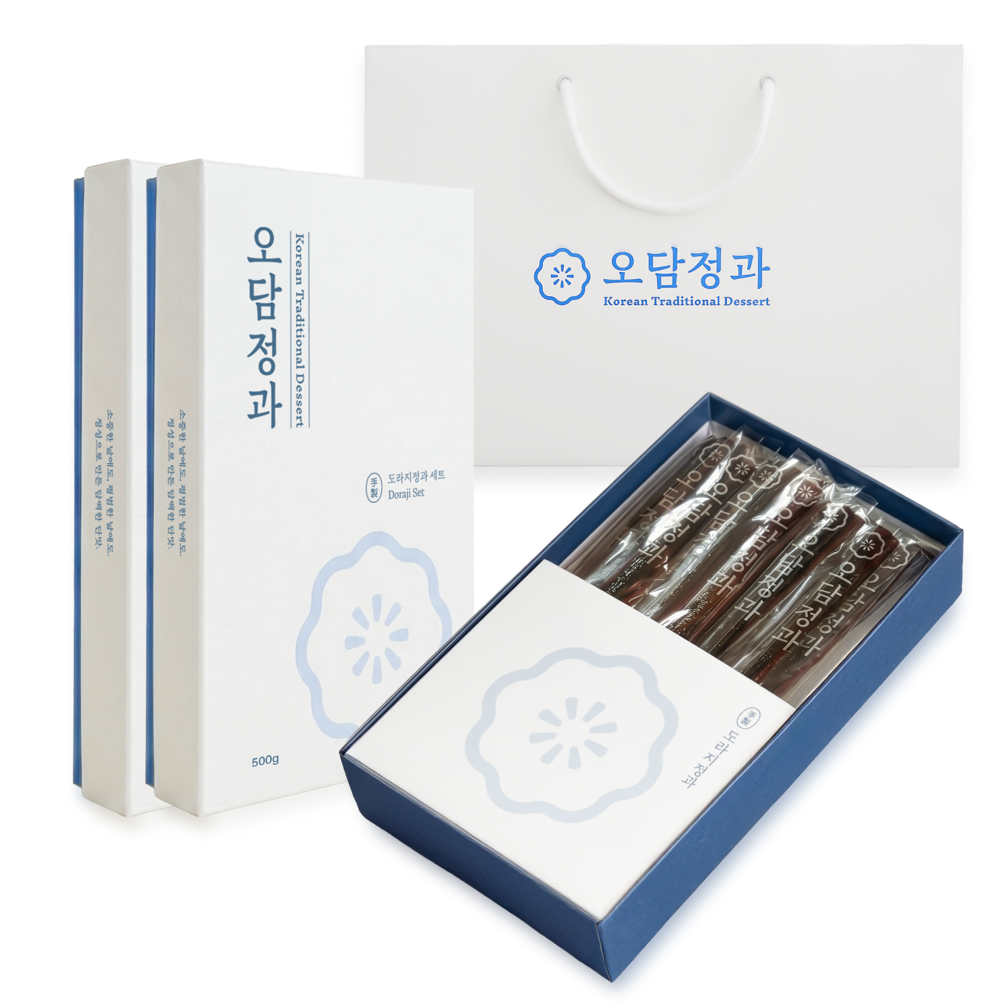 도라지정과 한과 선물세트(보자기미포함:마끈리본) 오담정과 상견례 답례품 부모님선물 80,000원