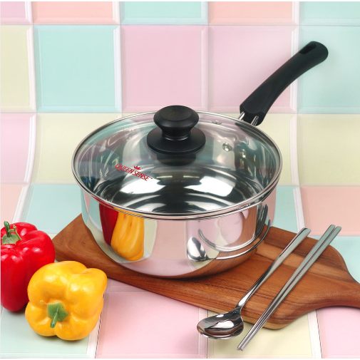 퀸센스 인덕션 겸용 스텐 라면 편수냄비 1인용 2인용 20cm 14,900원