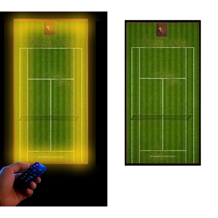 벽걸이 테니스 라켓 걸이 2025년형 거실 장식 액자 인테리어 소품, 2025 윔블던[조명 없음]합금 프레임 70,000원