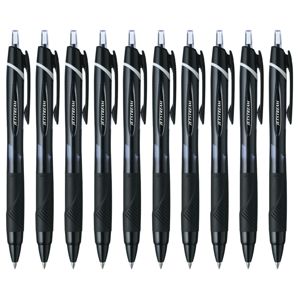 유니볼 제트스트림 유성볼펜 1갑10개입 0.7mm, 블랙 13,600원