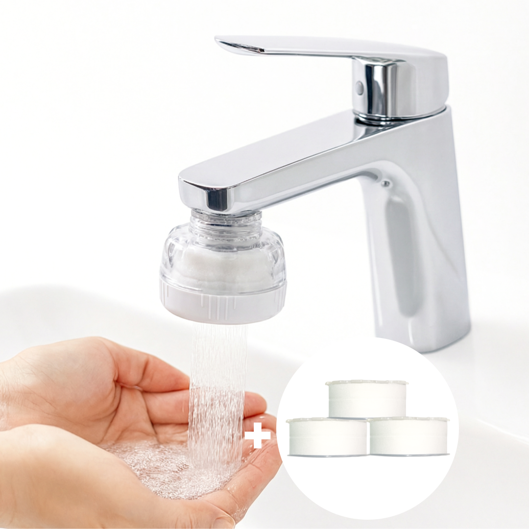 디위닉 세면대용 수압상승 수도꼭지 필터 수전+리필 3P 세트 10,300원