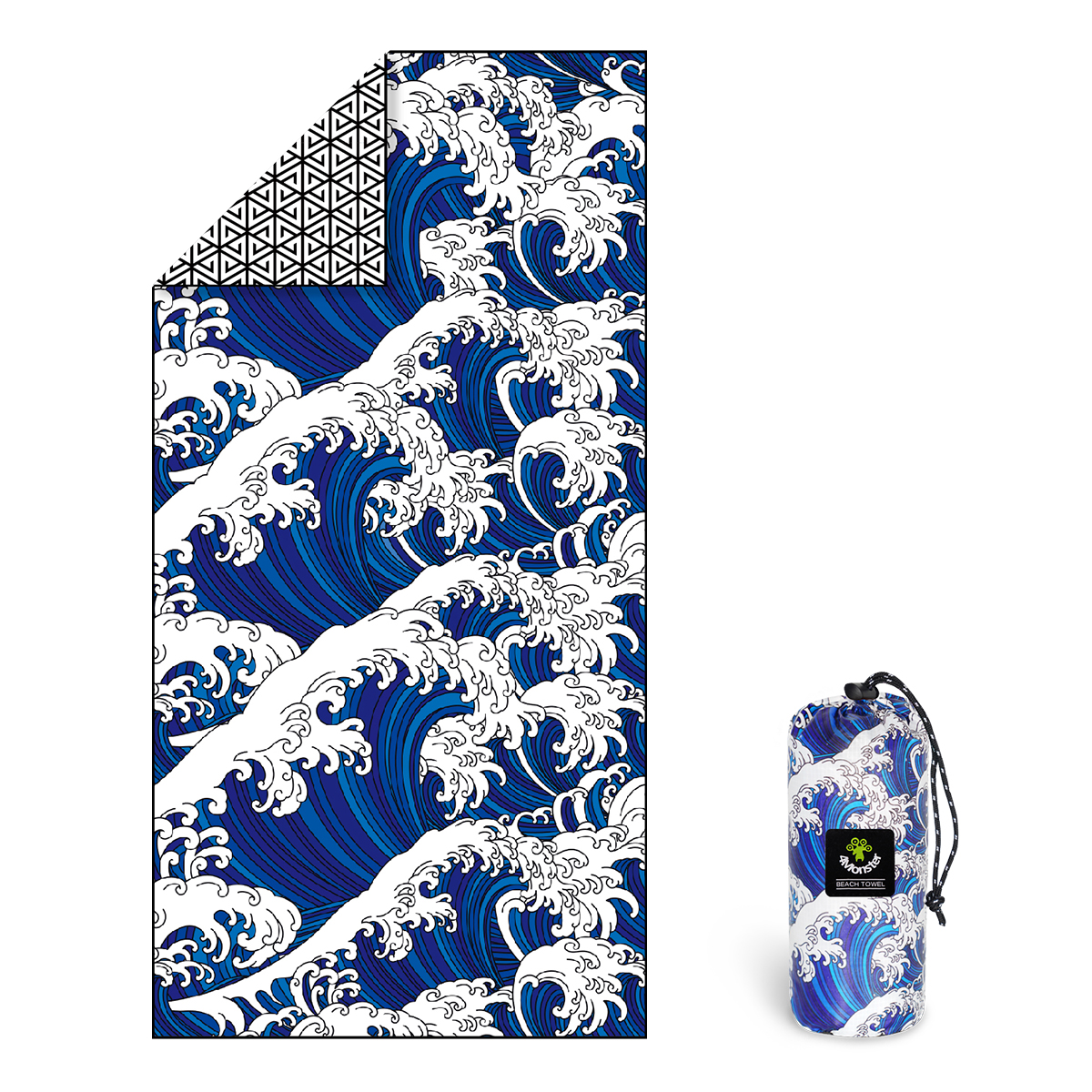 4몬스터 비치타올 + 파우치 세트 33,750원