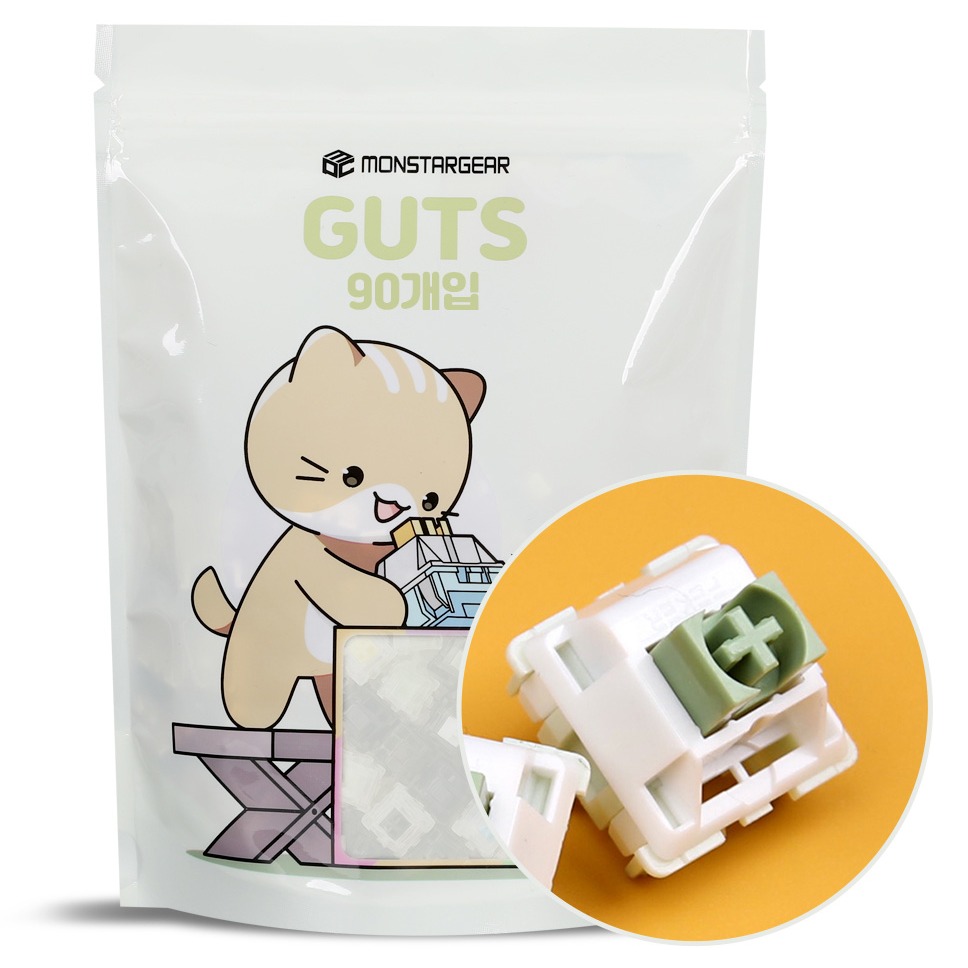 몬스타기어 택타일 조약돌 기계식 키보드 축 핫스왑 교체 윤활 스위치 90p 45,800원