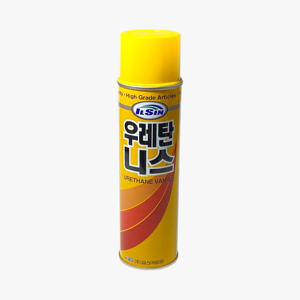 일신 우레탄니스 IS-4510 뿌리는 바니쉬 스프레이 광택제 코팅 프라이머 락카 420ml, 1개 6,120원