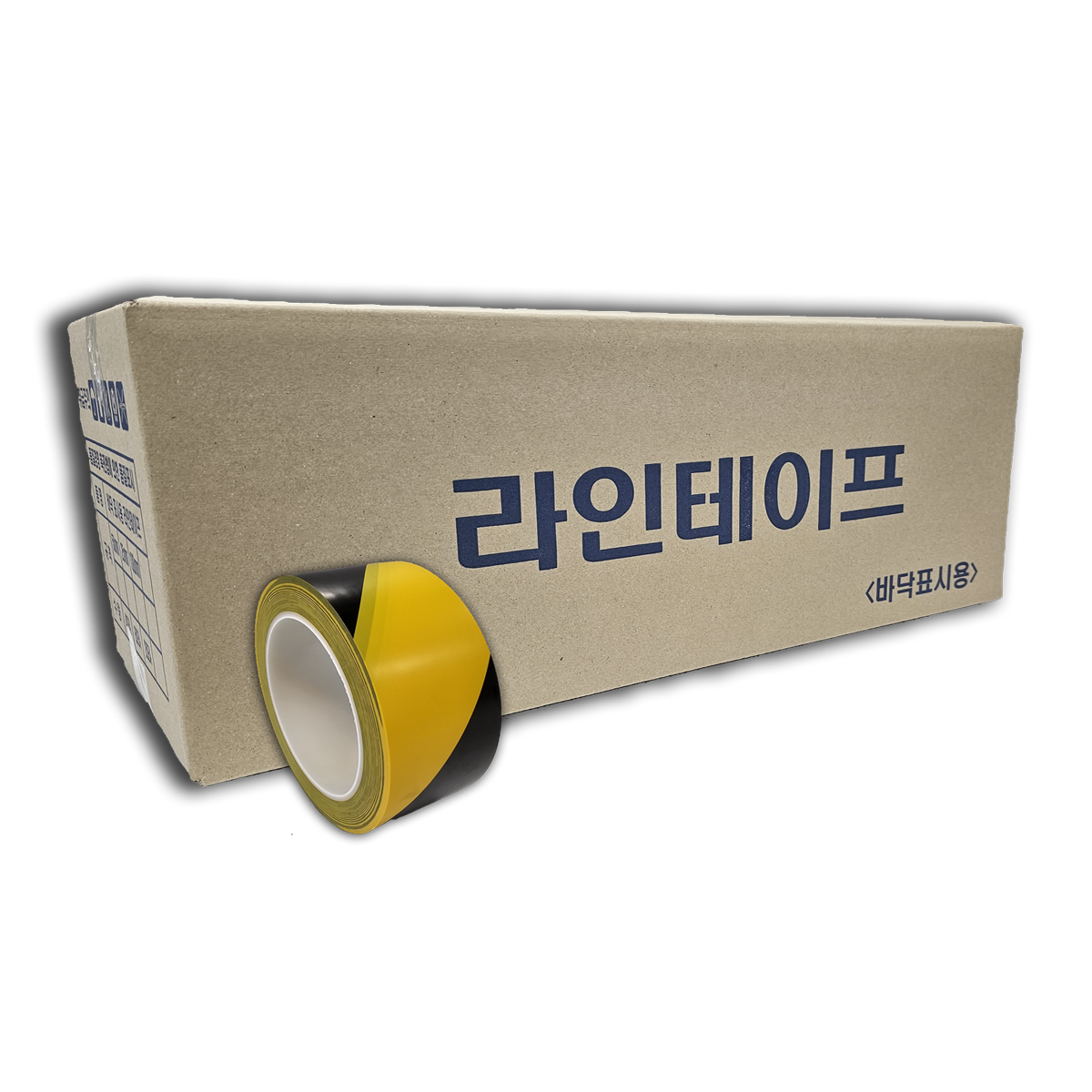 프로테이프 라인테이프 48mm*30M 노랑/검정 사선 1박스 (40개), 바닥라인테이프 PVC 안전 경계 주차표시 구획 동선 사선, 40개 98,000원