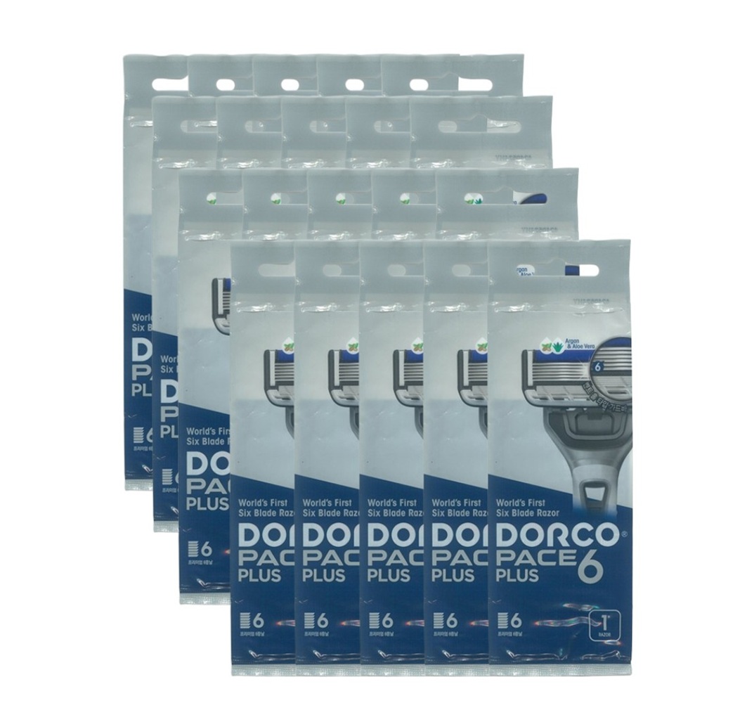 도루코 페이스6플러스 6중날 휴대용면도기 x 20개 (Kingston Aenue), 20개 45,010원