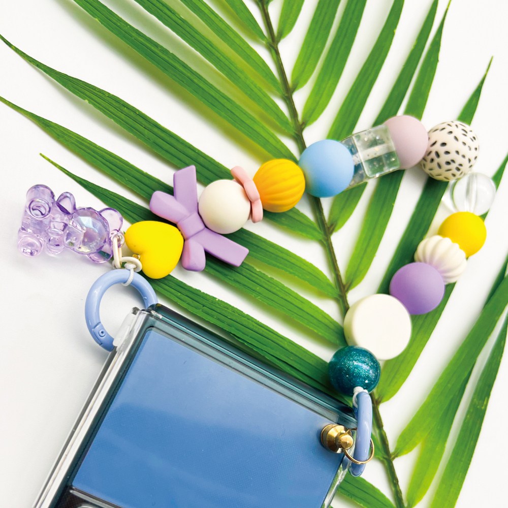 일상사치 핸드메이드 휴대폰 스트랩 1개 핸드폰 비즈 줄 고리 키치 악세서리 38,000원