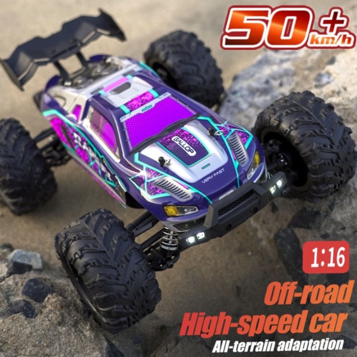 Rc카 오프로드 4WD LED 조명 2.4G 50KM 고속 원격 제어 몬스터 트럭 트러기 79,000원