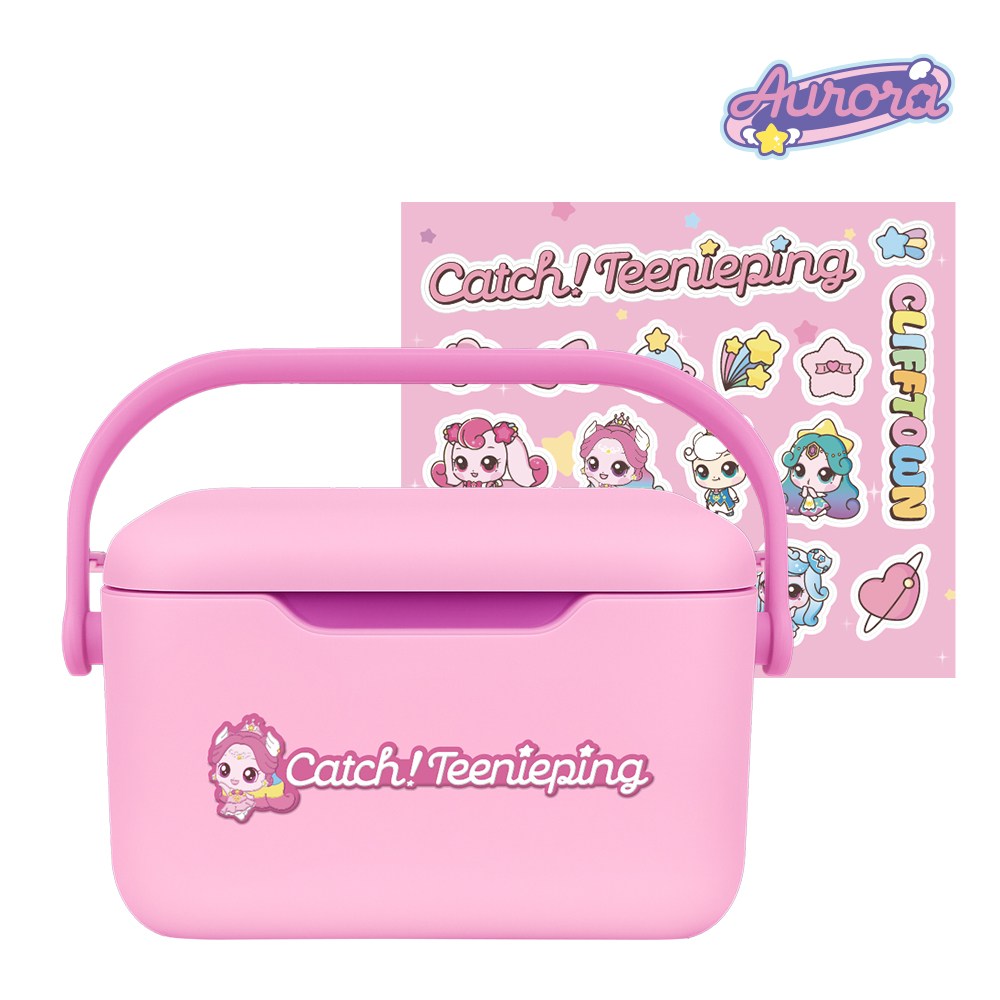 캐치티니핑 시즌5 오로라핑 아이스박스 보온보냉 캠핑, 6L, 핑크 52,900원