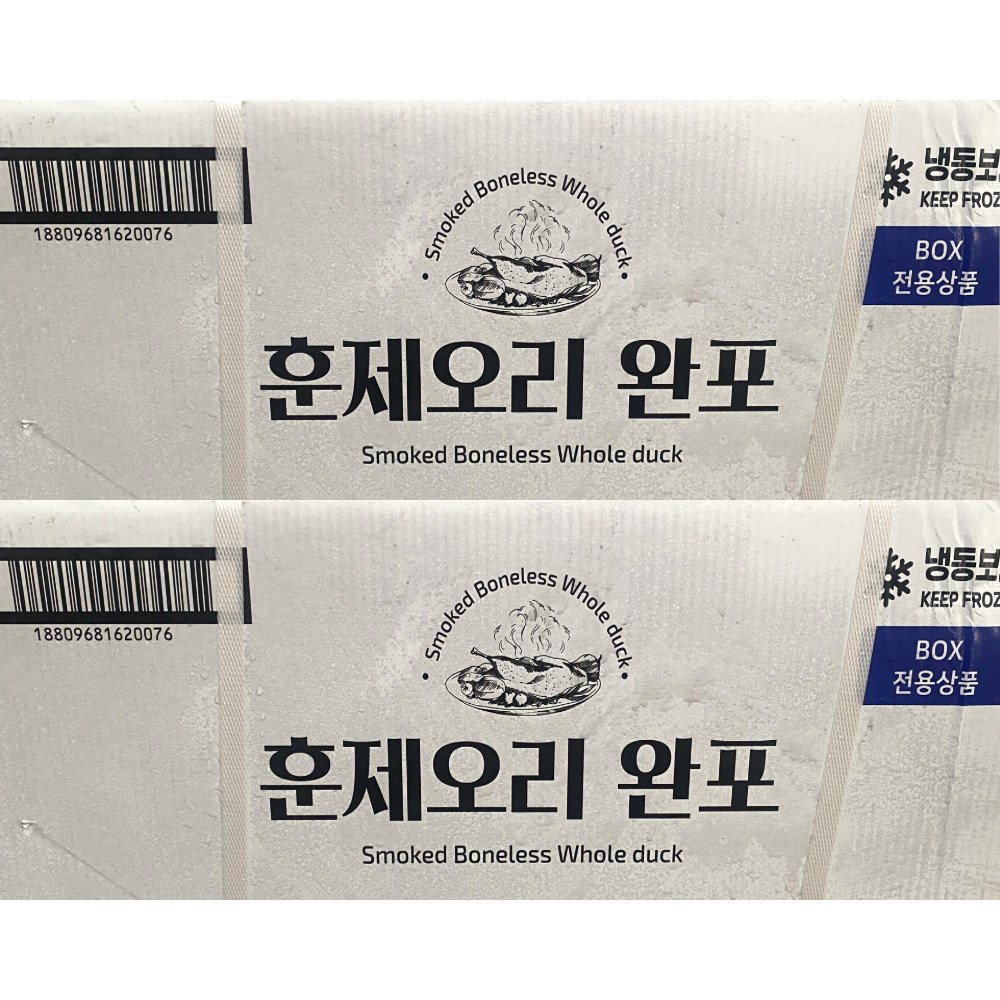해선정 훈제오리 통오리 완포 9kg 벌크 93,500원