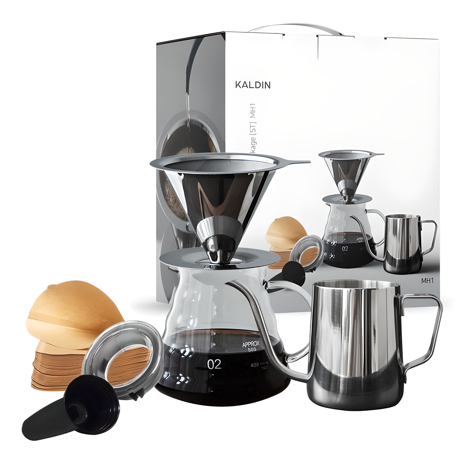 칼딘 홈카페 실속 핸드드립 패키지 MH1, 600ml, 1세트, 핸드드립 5종 세트 34,300원