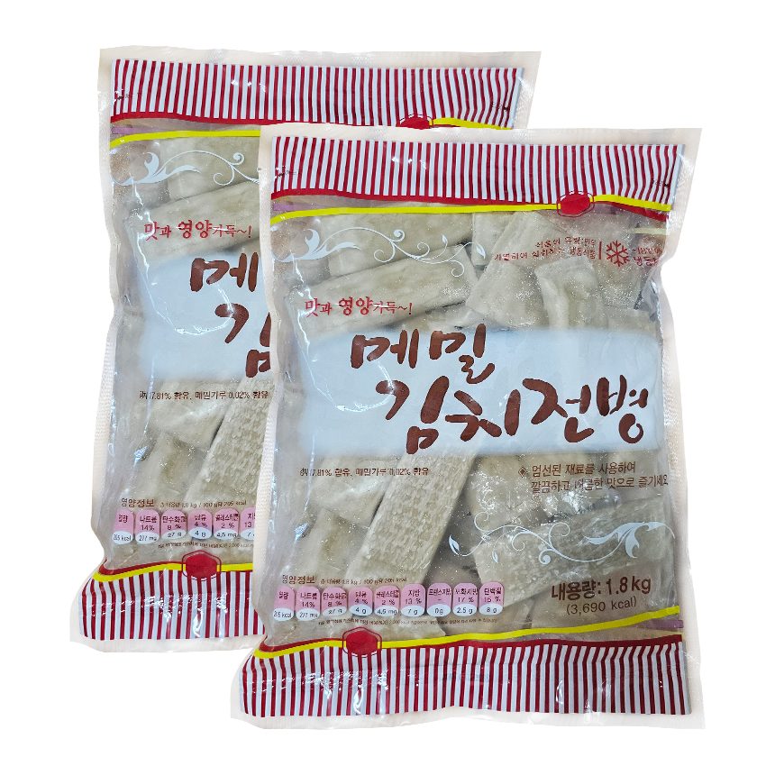 스마일유통 맛있는 대영 메밀김치전병, 2개, 1.8kg 21,900원