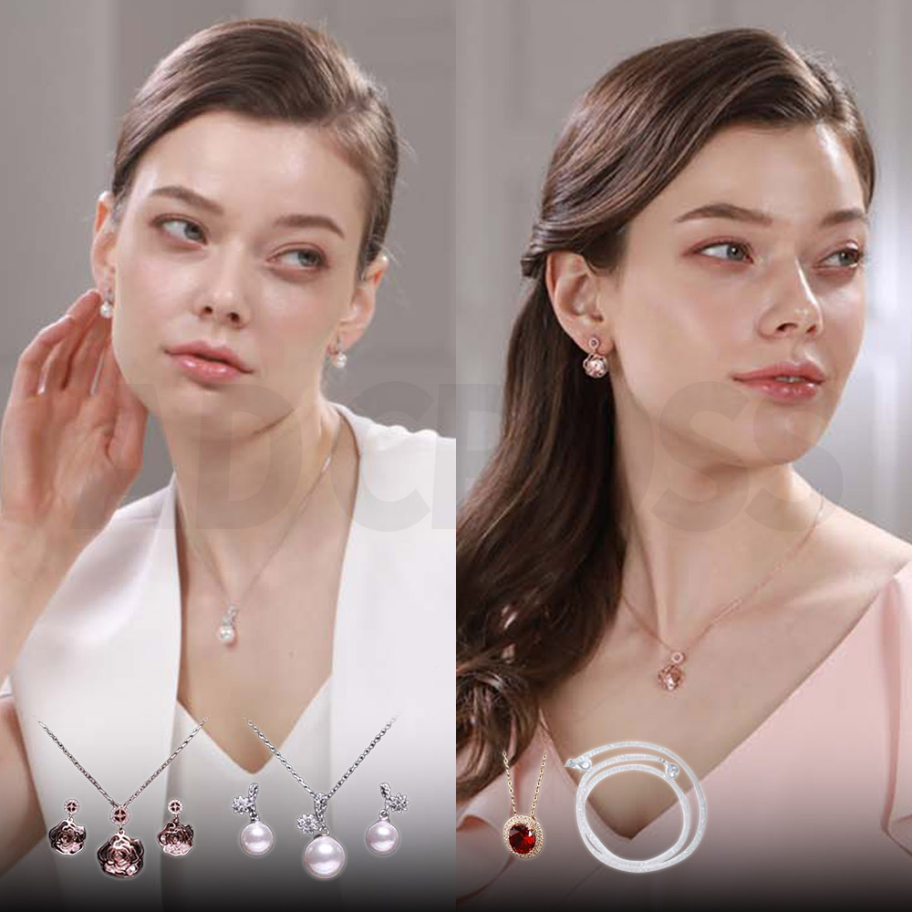 오엘라 주얼리 세트 이사벨 발리 스와로브스키 진주 크리스탈 리얼 다이아몬드 루비 목걸이 귀걸이 79,000원