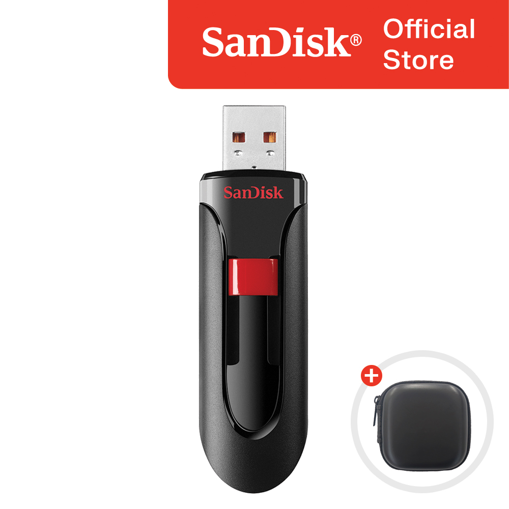 샌디스크 크루저 글라이드 CZ60 USB 2.0 메모리 + 파우치 패키지 64,000원