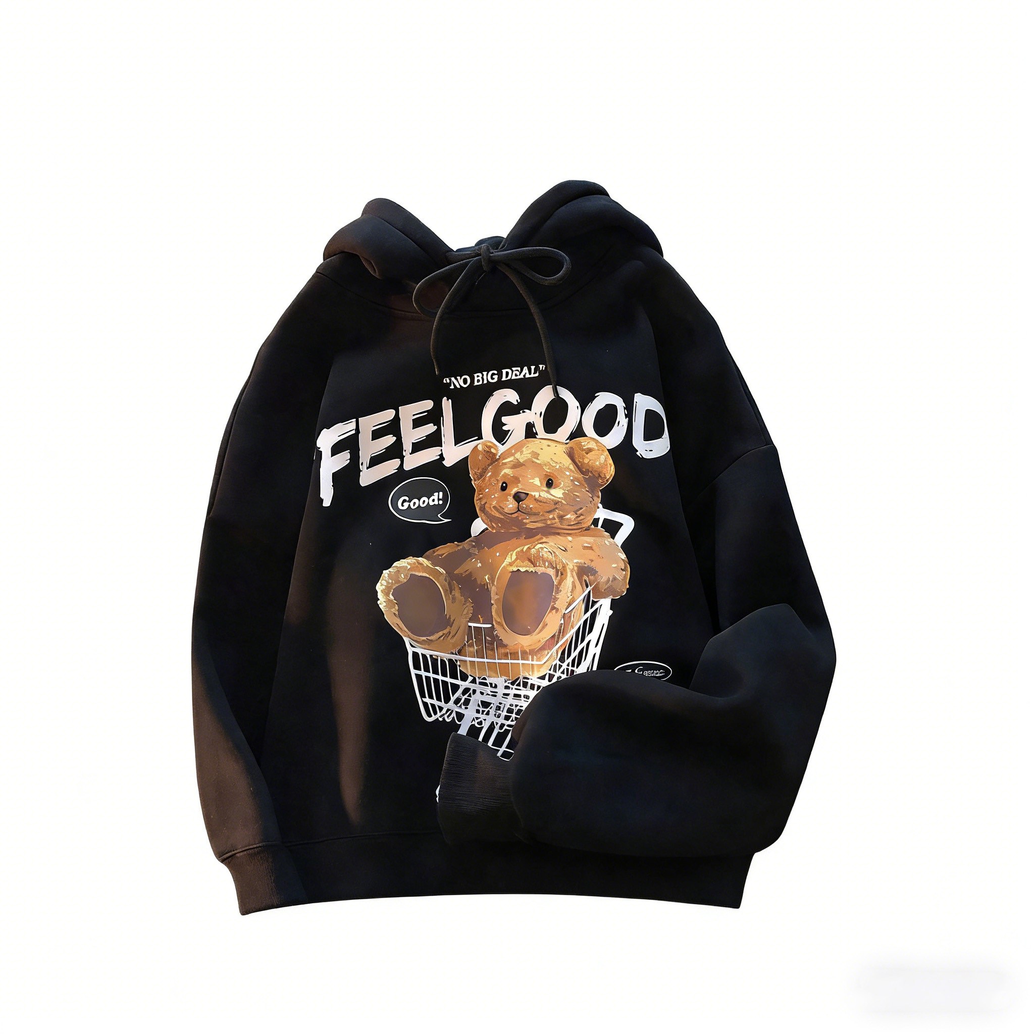 스타일닥터 가을 겨울 맨투맨 루즈핏 귀여운 기모 도톰 커플 곰돌이 후드티 18,900원