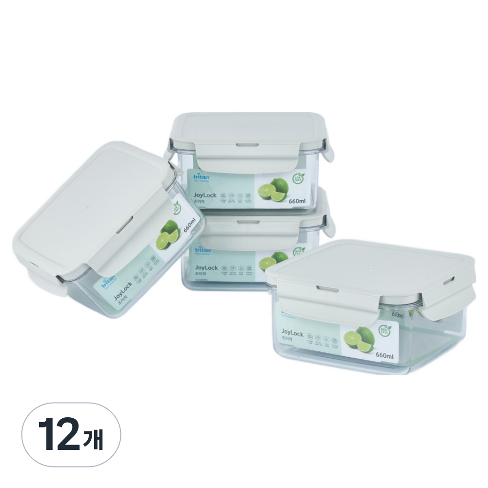 ecosense 조이락 트라이탄 밀폐용기 정사각 54,990원