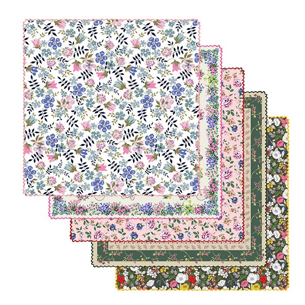 국내생산 / 손수건 10개 엠보큐티 / 플라워 무지 클래식 패턴 / 단체 손수건 / 꽃무늬 34,000원