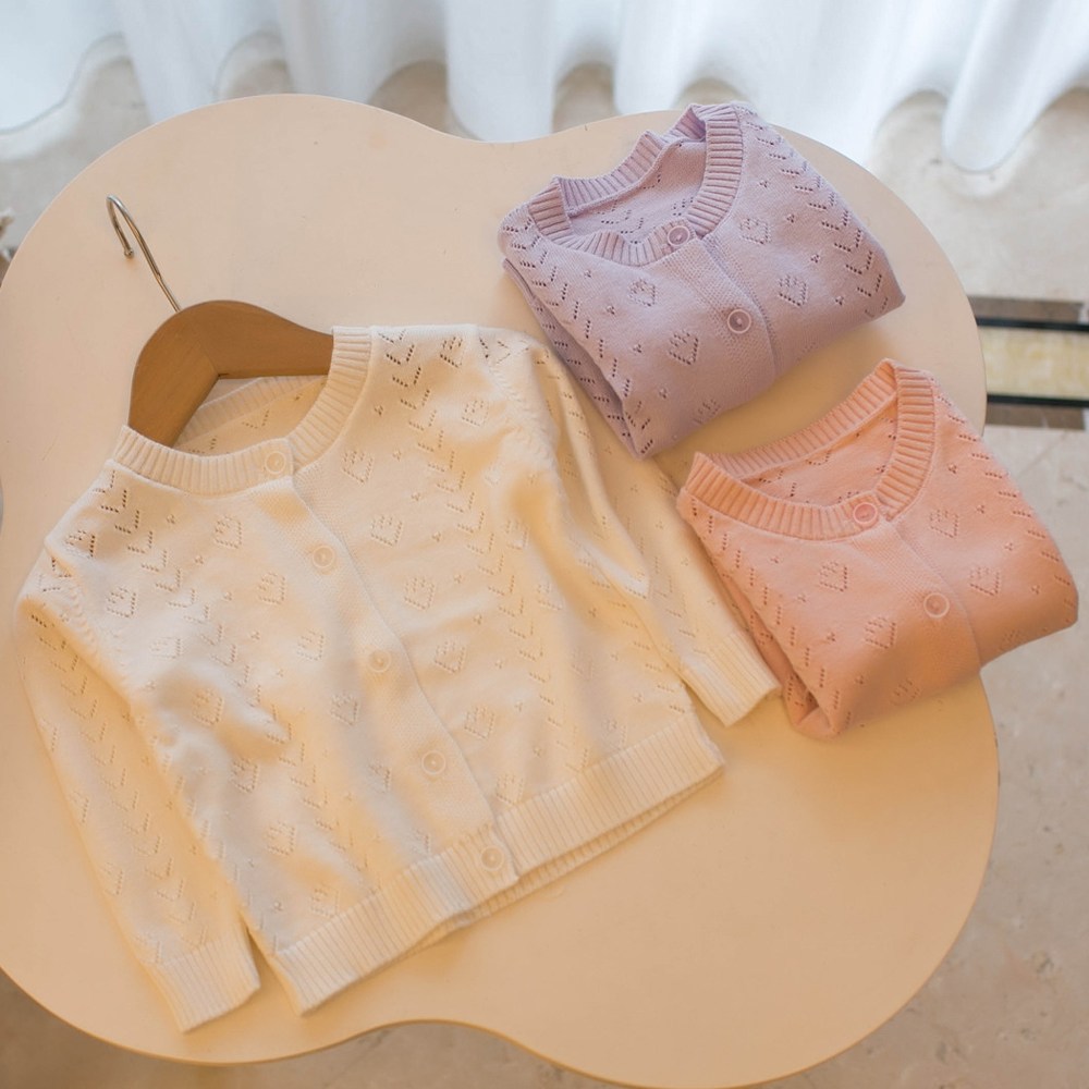 투에그 여아용 베이직 니트 가디건 29,800원