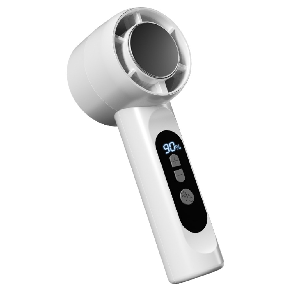 지파워 급속 냉각 에어컨 아이스터보 쿨러팬 무선 휴대용 손선풍기, SRS05, 화이트 25,900원