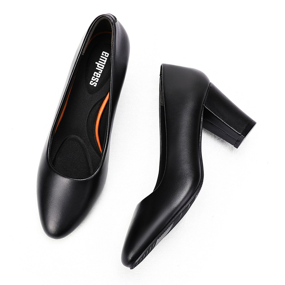 엠프리스 발편한 여성구두 승무원 면접 호탤리어 구두 기본 검정 5cm 7cm 여자 유니화 49,000원