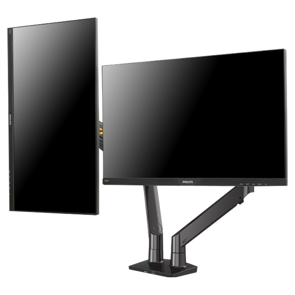 노스바유 고중량 듀얼 모니터암 거치대 NB F195A, 블랙, 1개 48,490원