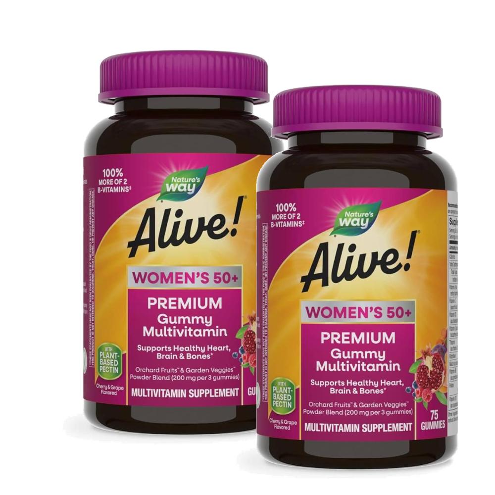 네이처스웨이 얼라이브 우먼 50플러스 멀티비타민 구미 Nature's Way Alive Women Multivitamin 83,400원