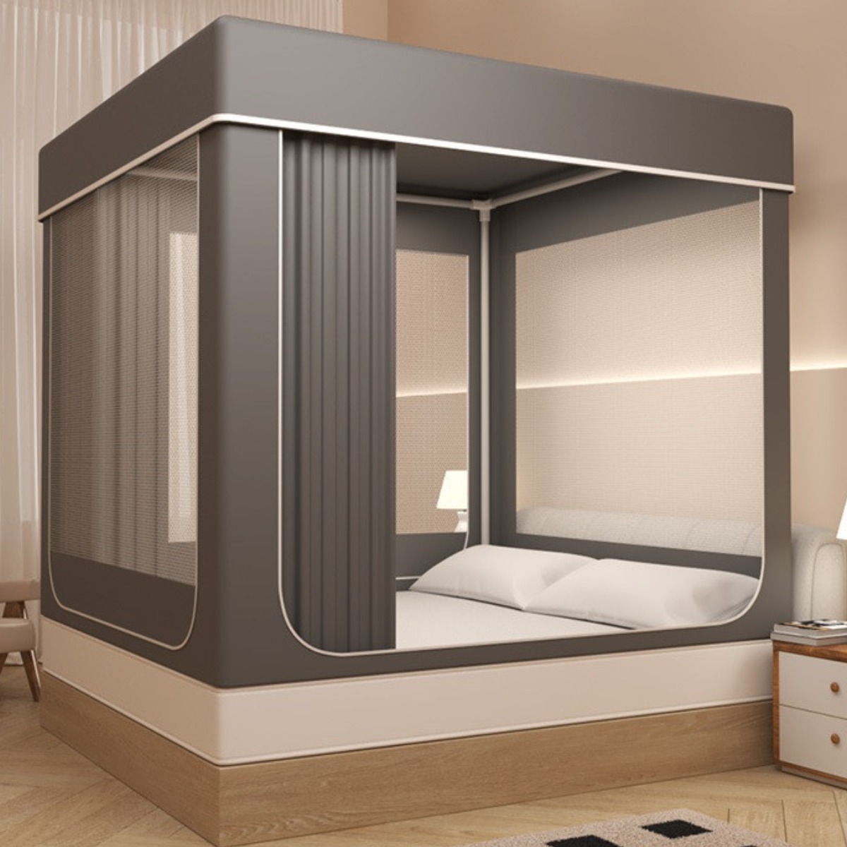 2인용 암막텐트 실내텐트 사각 실내 수면 난방 방한 방풍 58,300원