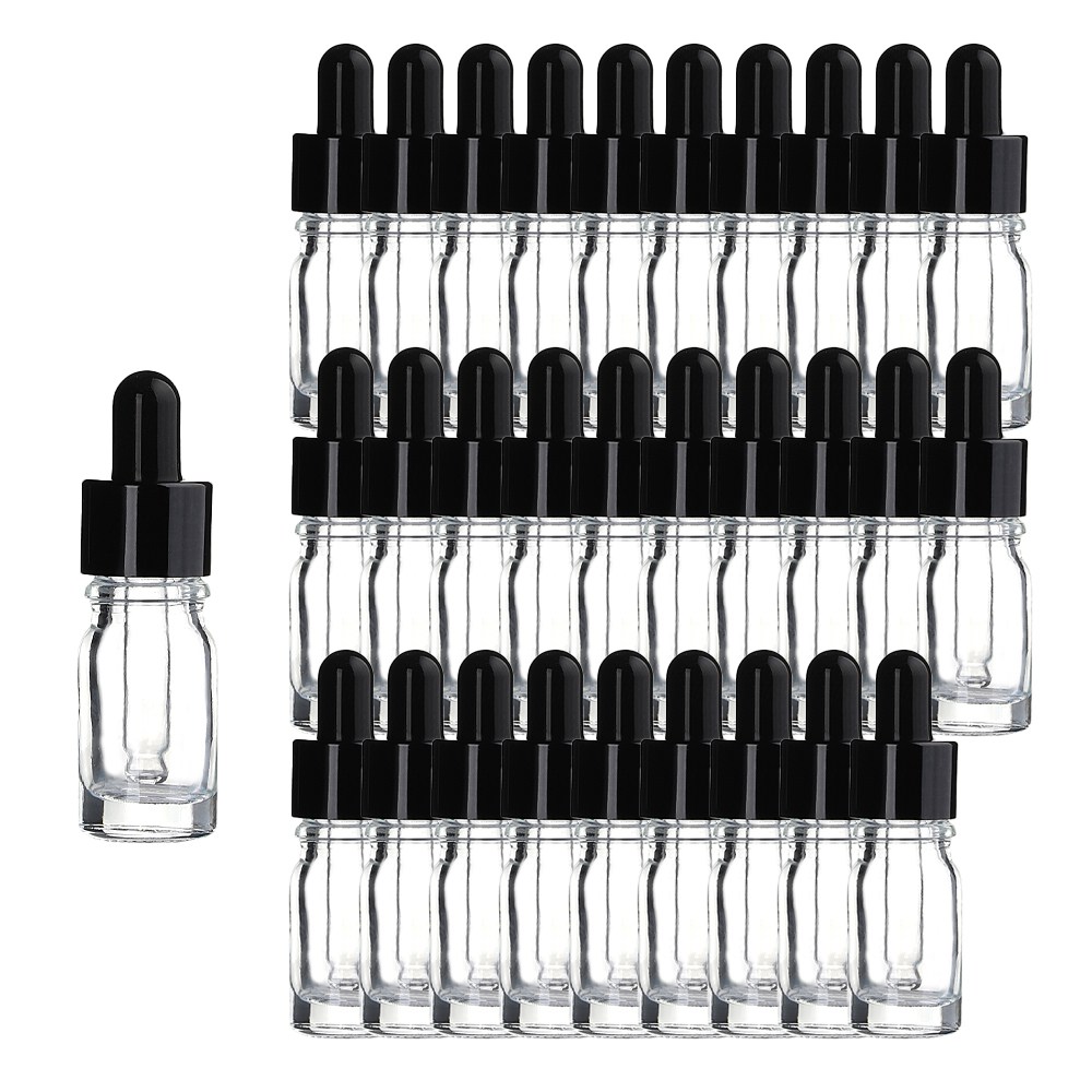 블랙 뚜껑 5ml 30개 스포이드 투명 공병 향수용기 12,100원