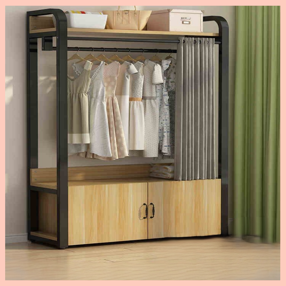 하일리 튼튼한 시스템 행거 조립식 대용량 선반 수랍 서랍 드레스룸 인테리어 스탠드 원목 209,000원