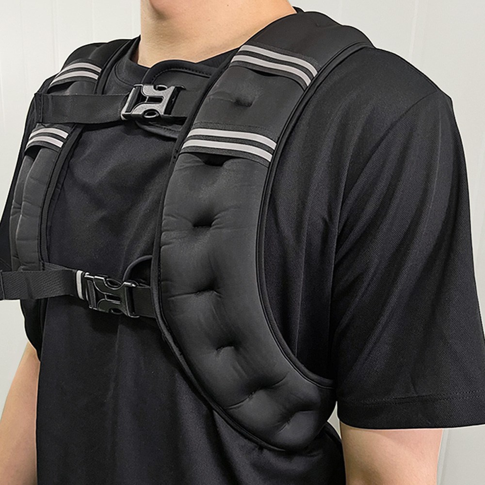 홈트러브 중량조끼 10kg 웨이트 운동 베스트 헬스 크로스핏 머슬업, 블랙, 10kg 39,700원