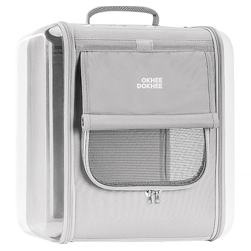 옥희독희 반려동물 네모백팩, 그레이, 1개 49,800원