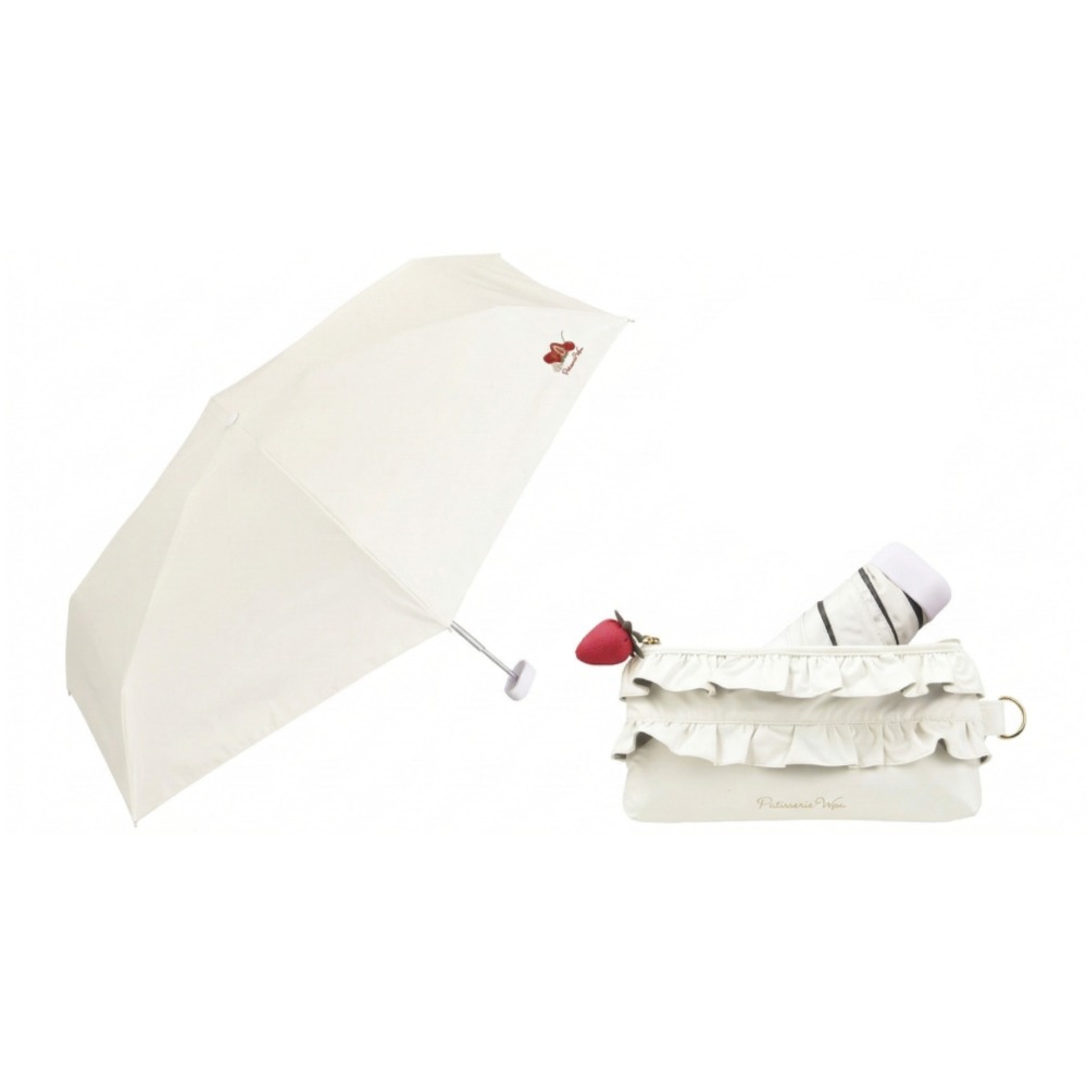 Wpc 케이크 모티프 미니 우양산 차광 자외선 UV 차단 초경량 접이식 3단 일본 양산 55,000원