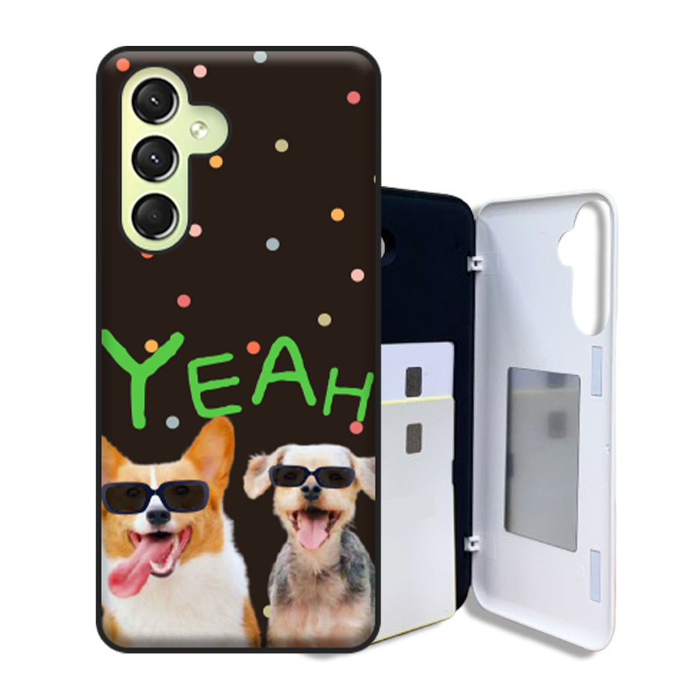 휘케이스 시크애니멀 갤럭시 A시리즈 카드 2장 수납 마그네틱 도어범퍼 케이스 17,900원