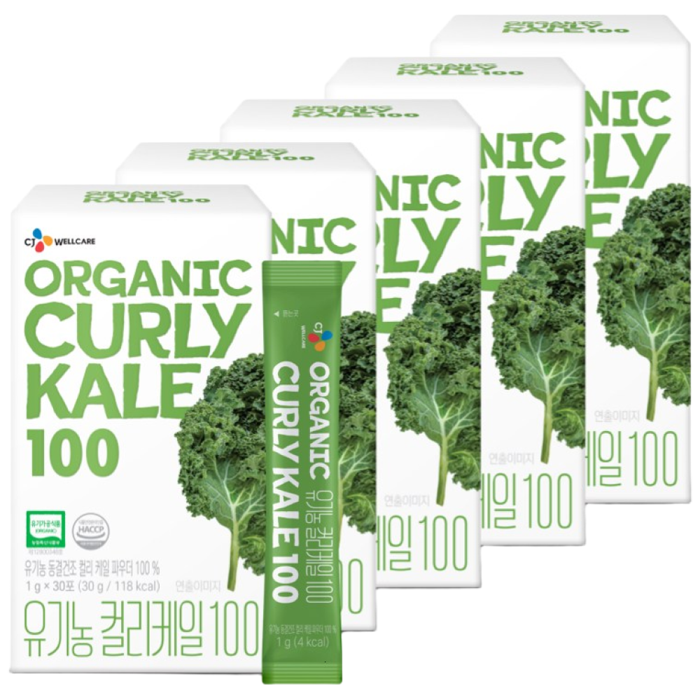 CJ 유기농 컬리케일 100, 30g, 5개 77,610원