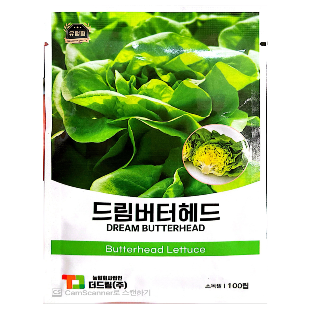 유럽상추씨앗 드림 버터헤드씨앗 100립 펠렛코팅 서양 5,500원