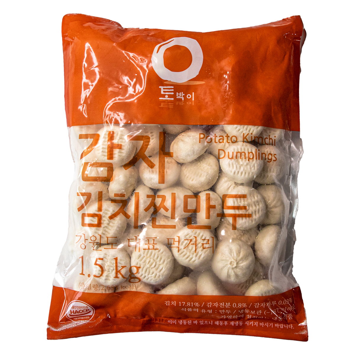 토박이마을 강원도 김치 감자만두, 폭신쫄깃 감자피 식감과 육즙가득 떡국 전골 찐만두 군만두 17,900원