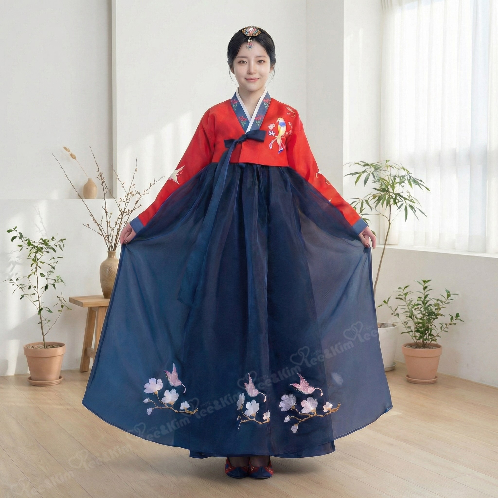 리앤킴 여성 전통 한복 세트 WA2498 39,500원