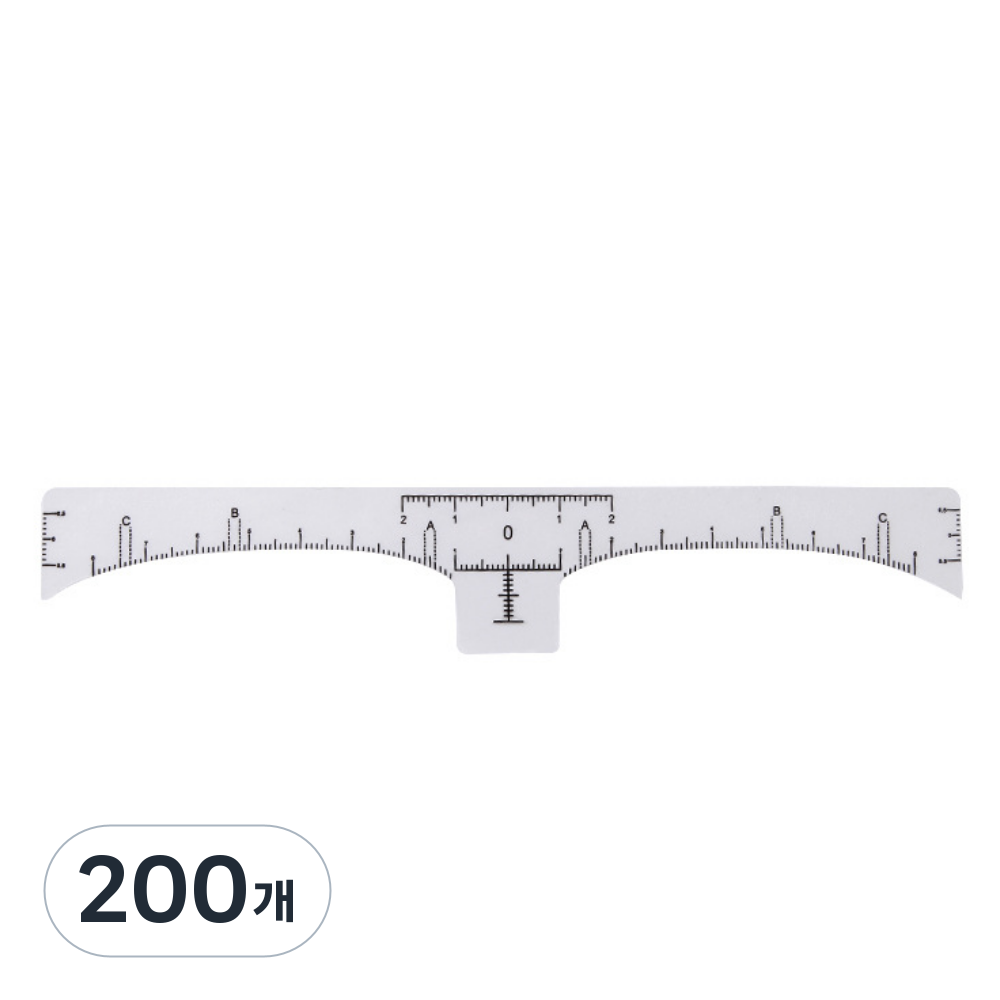 김시스터 눈썹 디자인 스티커, 200개, 반영구 대칭자 22,040원