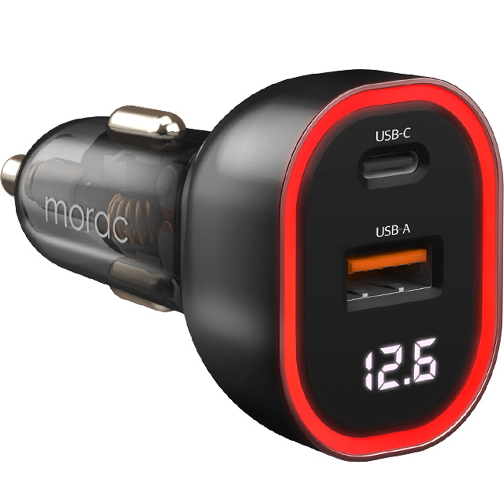 모락 네다 N9 130W 디스플레이 듀얼 차량용 초고속 충전기 24,730원