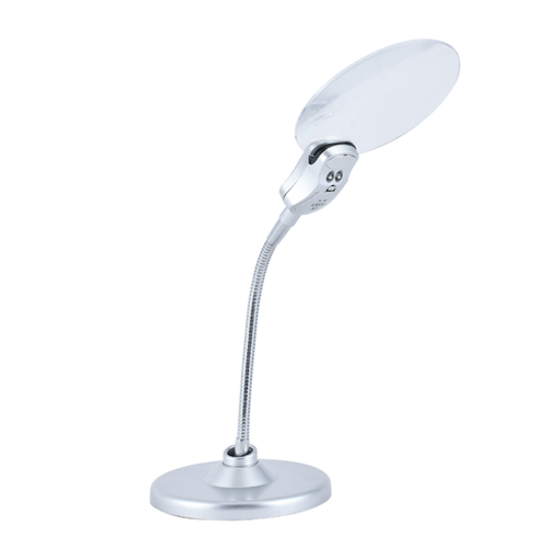 MEO 고배율 확대경 루페 고휘도 LED 자바라 스탠드 확대경 원형 지지대 14,980원