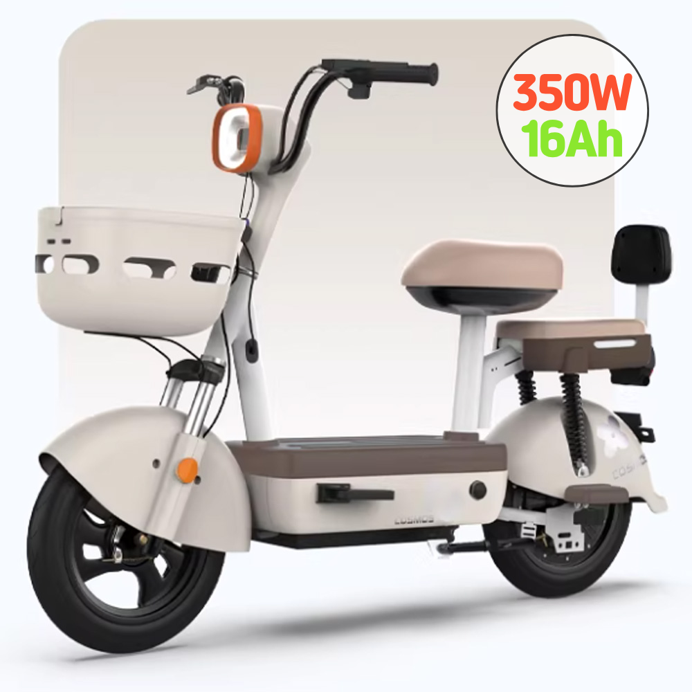 [케이바이크] 전기자전거 전동 미니벨로 리튬 배터리 출퇴근 배달, 아몬드, 경량스틸 485,000원