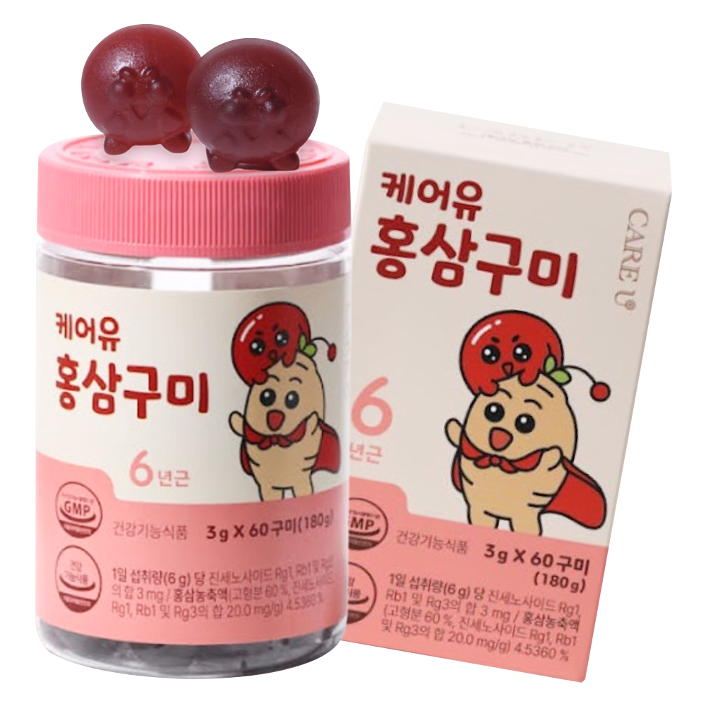 케어유 홍삼 구미 젤리 60p 39,300원