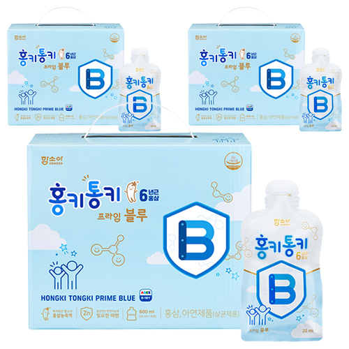 함소아 홍키통키 프라임 블루 유아홍삼, 20ml, 90개 139,230원