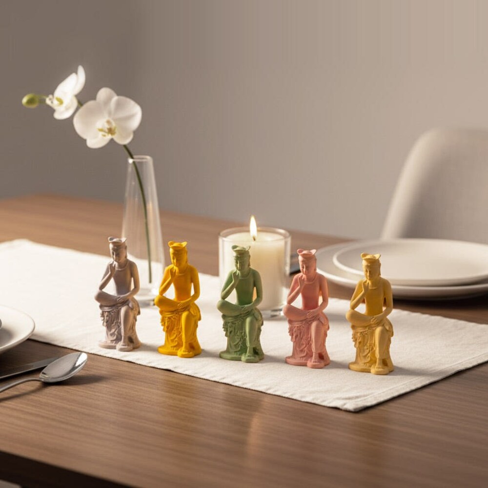 [여진불교] 미륵보살 반가사유상굿즈 불상미니어처 15cm, 무형문화재제작, 국내생산 박물관굿즈 (스탠드포함) 한국기념품 국립중앙박물관굿즈, 1개, 바이올렛 85,000원