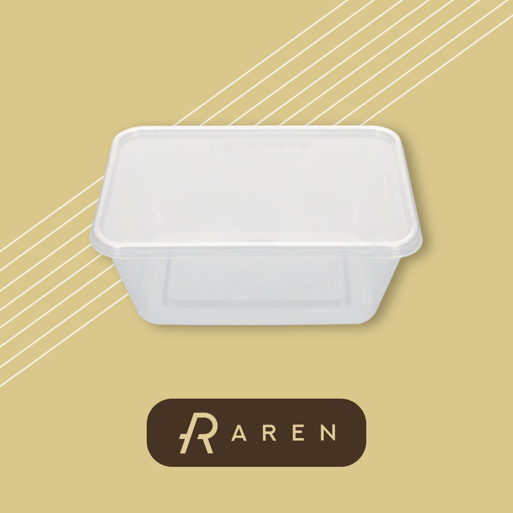 아렌 사출 B시리즈 직사각용기 1000ml (B1000) 투명 PP / 뚜껑포함 133,120원