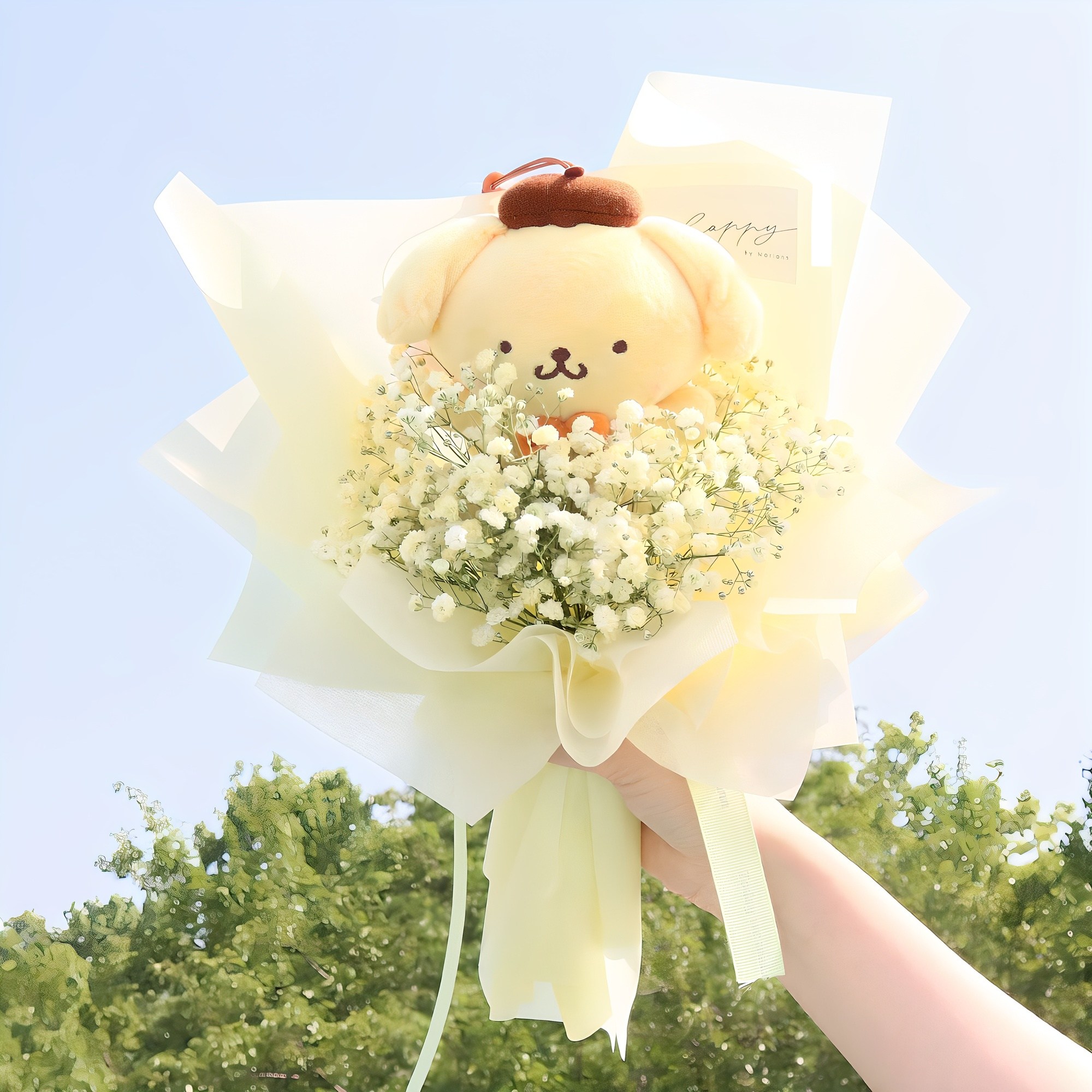 [로켓프레시] 모리앤 산리오 인형 생화 꽃다발 23,900원