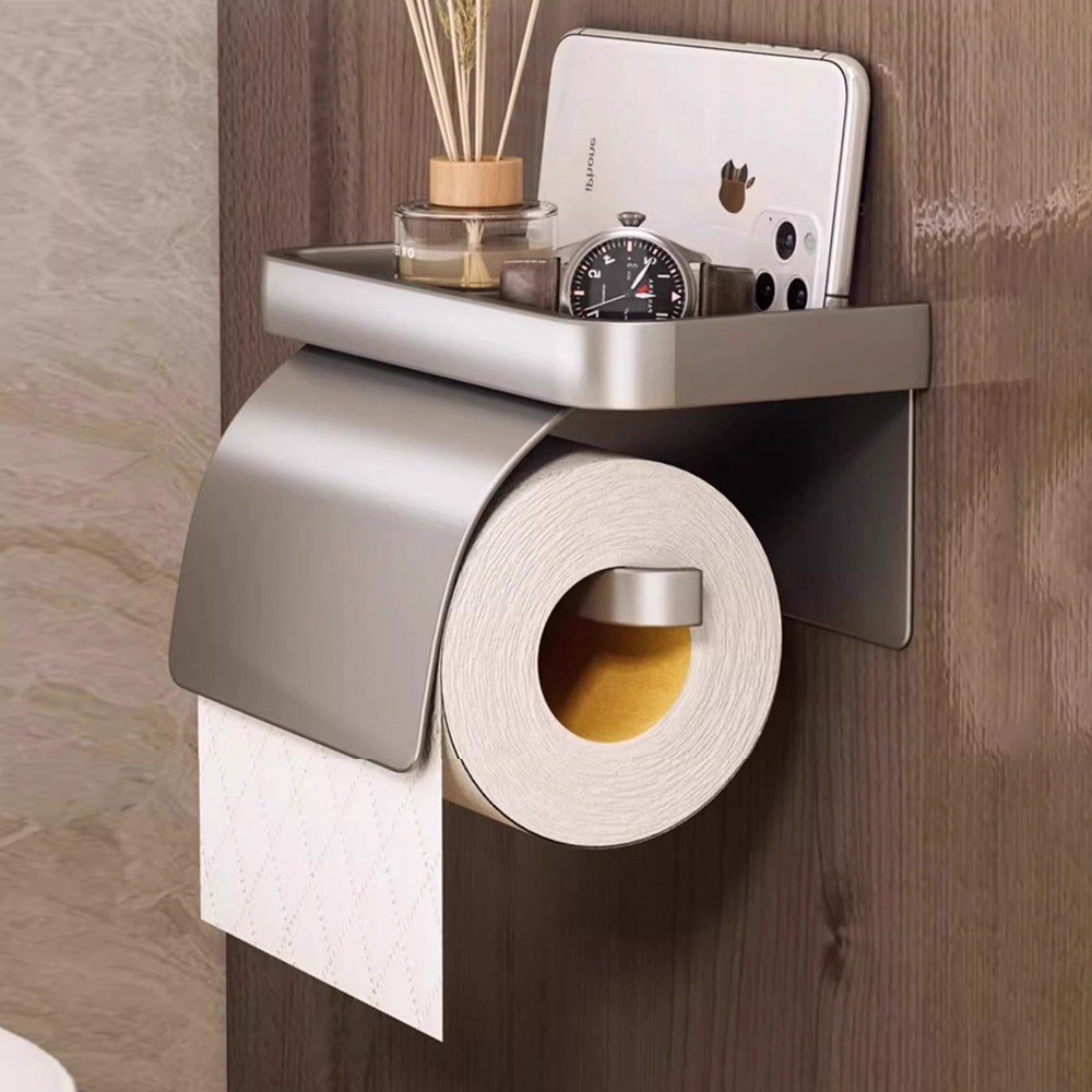 무타공 화장실 휴지걸이 커버형 12,900원